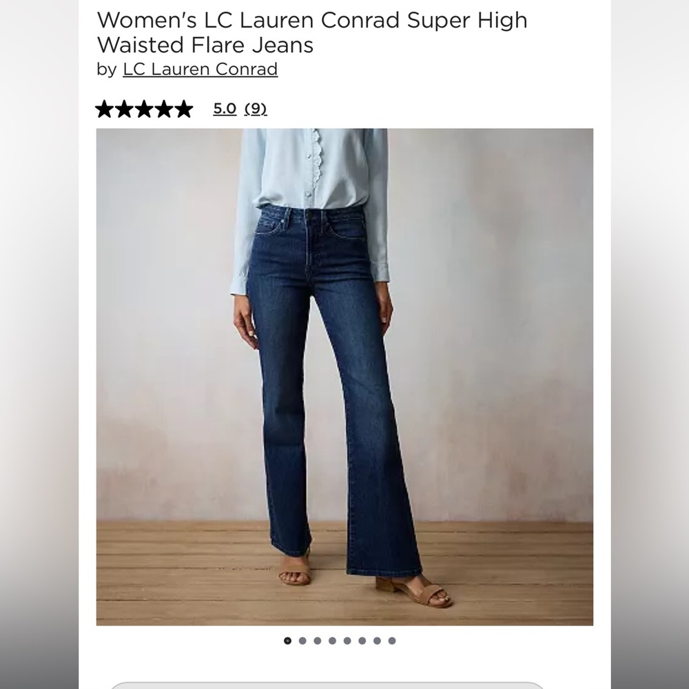 LG Lauren Conrad new flare jeans